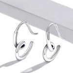 Damenohrringe, Silber, Herz