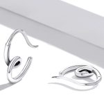 Damenohrringe, Silber, Herz