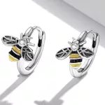 Damenohrringe, Silber, Bienenstock