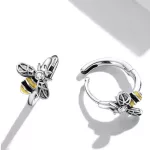 Damenohrringe, Silber, Bienenstock