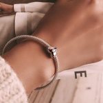 Silberanhänger, Herz, Roségold