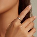 Damenring, Silber, Vintage, Größe 7