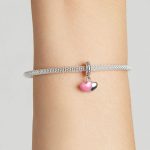 Silberanhänger, Doppelherz