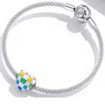 Silberanhänger, kariertes Herz