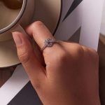 Silberner Damenring, endlose Liebe, Größe 7