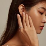 Silberner Damenring, endlose Liebe, Größe 8