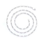 Ezüst nyaklánc férfiaknak, 60 cm