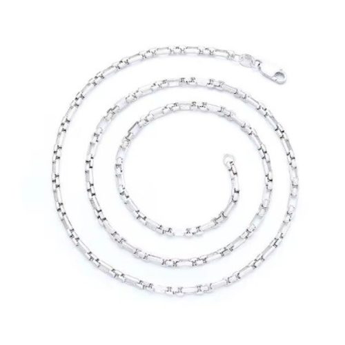 Ezüst nyaklánc férfiaknak, 60 cm