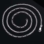 Ezüst nyaklánc férfiaknak, 55 cm