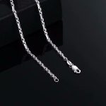 Ezüst nyaklánc férfiaknak, 55 cm