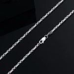 Ezüst nyaklánc férfiaknak, 60 cm