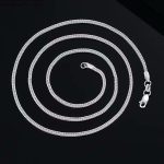 Ezüst nyaklánc férfiaknak, 55 cm