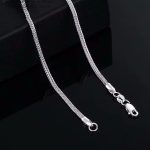 Ezüst nyaklánc férfiaknak, 60 cm