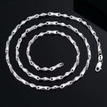 Ezüst nyaklánc férfiaknak, 55 cm