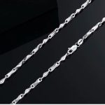 Ezüst nyaklánc férfiaknak, 55 cm