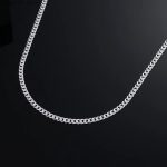 Ezüst nyaklánc férfiaknak, 55 cm
