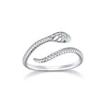 Silberring, Schlange, Silber