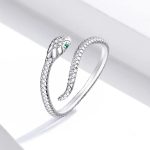 Silberring, Schlange, Silber