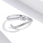 Silberring, Schlange, Silber