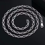 Ezüst nyaklánc férfiaknak, 55 cm