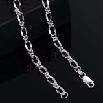 Ezüst nyaklánc férfiaknak, 60 cm