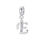 Silberanhänger, Buchstabe E