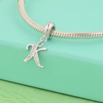 Silberanhänger, Buchstabe K