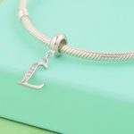 Silberanhänger, Buchstabe L