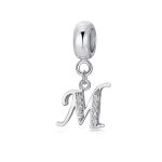 Silberanhänger, Buchstabe M