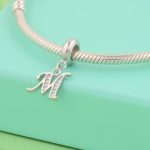 Silberanhänger, Buchstabe M