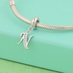 Silberanhänger, Buchstabe N