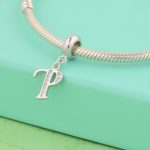 Silberanhänger, Buchstabe P