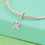 Silberanhänger, Buchstabe R