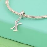 Silberanhänger, Buchstabe X