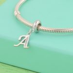 Silberanhänger, Buchstabe A