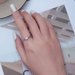 Ezüst gyűrű fonott mintával