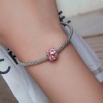 Silberanhänger, Blumenperle