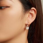 Silberohrringe, Blumenperlen