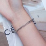  Silberarmband, doppelt