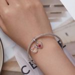 Silberanhänger, zu öffnendes Herz