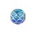 Silberanhänger, blaue Perle