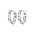 Ezüst fülbevaló cirkóniummal