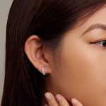 Ezüst fülbevaló cirkóniummal