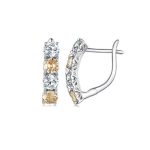 Silberne Ohrringe, U-förmig