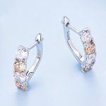 Silberne Ohrringe, U-förmig