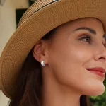 Silberohrringe, Mond