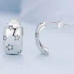 Silberohrringe, Mond