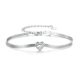 Silberarmband mit Herz