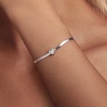 Silberarmband mit Herz