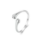 Silberring, größenverstellbar